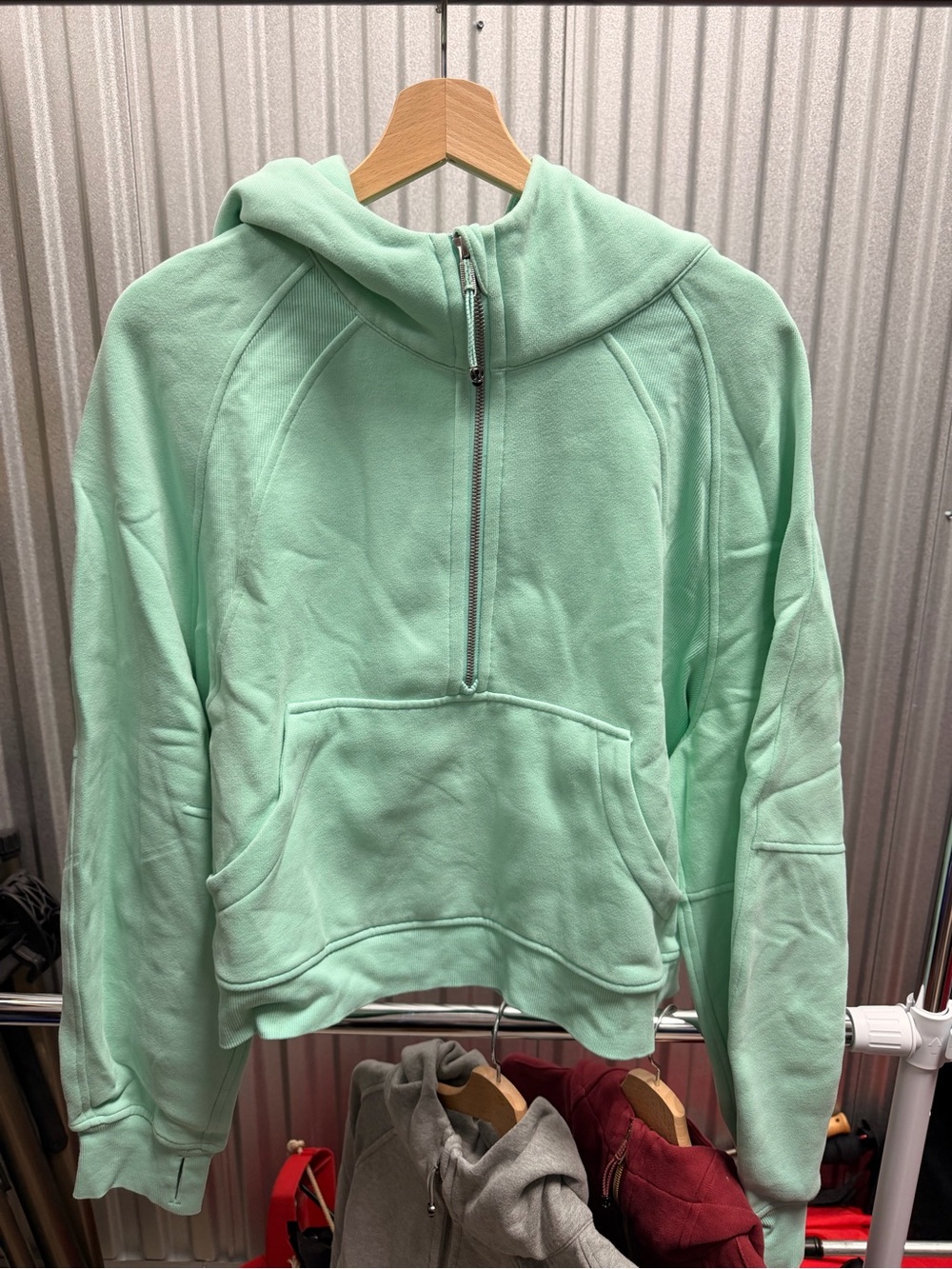 Lululemon Scuba Oversized Half-Zip Hoodie - XL/XXL - Mint
